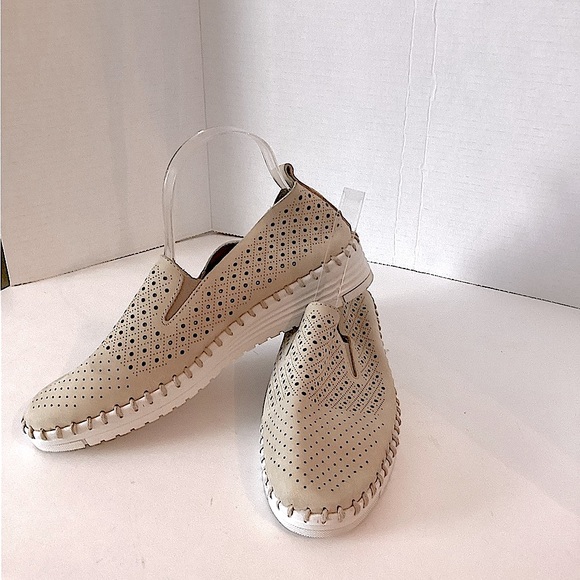 New Nubuck Leather Dream by Fly Flot Shoes Made in Italy Colour Sand Size 41 - Picture 8 of 10